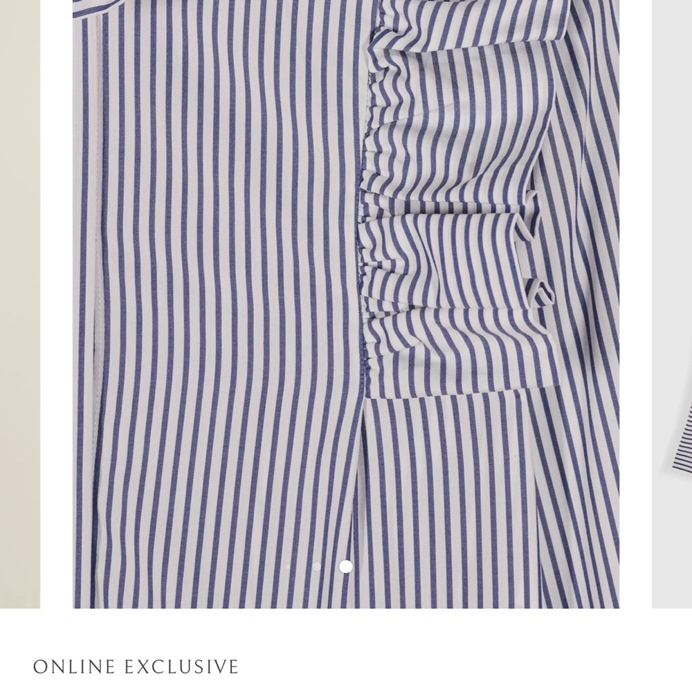 Mizou Shirt - Navy Stripes - Picture 6 of 15